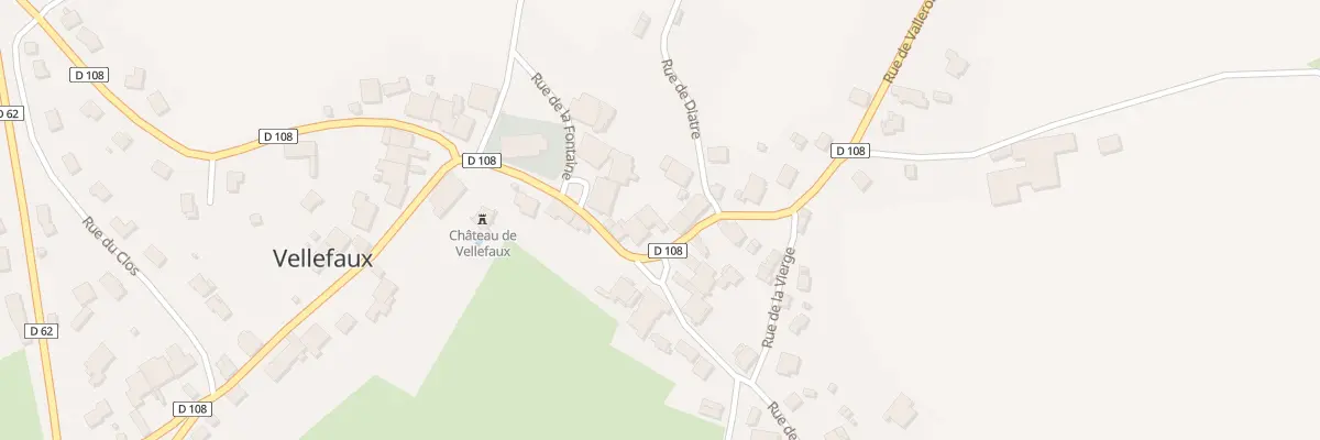 Plan du 7 Rue de Vallerois à Vellefaux