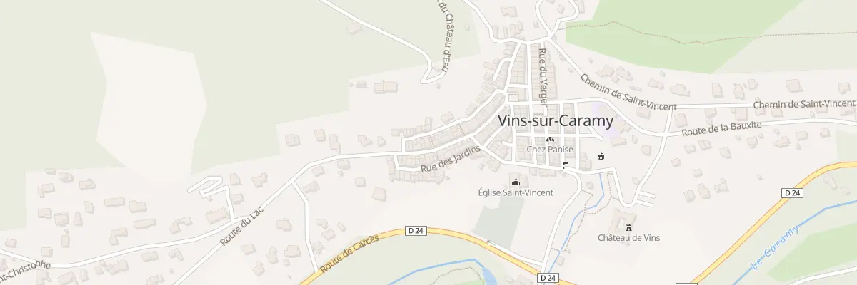 Plan du 5037 Gr Grand Rue à Vins-sur-Caramy