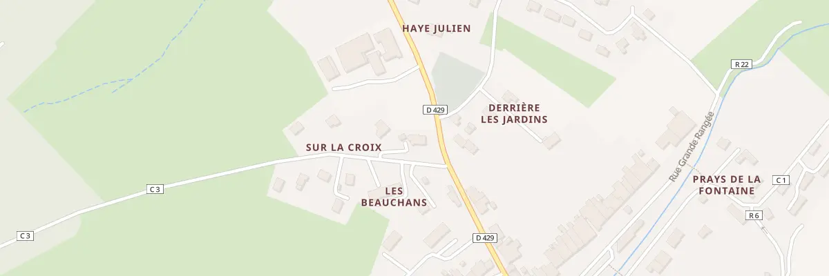 Plan du 2T Che du Haut Savron à Hymont