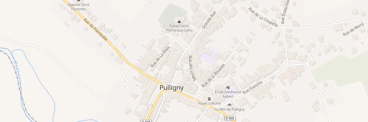 Plan du 3 Rue du 21 Juin 1940 à Pulligny