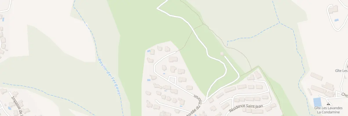 Plan du 1 Mte du Thoron à Aiglun