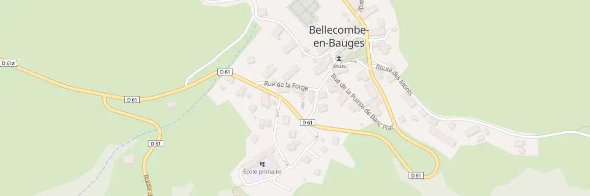 Plan du 2915 Rte de Bellecombe En Bauges à Bellecombe-en-Bauges