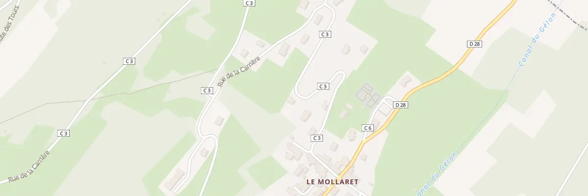 Plan du 5052 Le Mollaret à Villard-Sallet