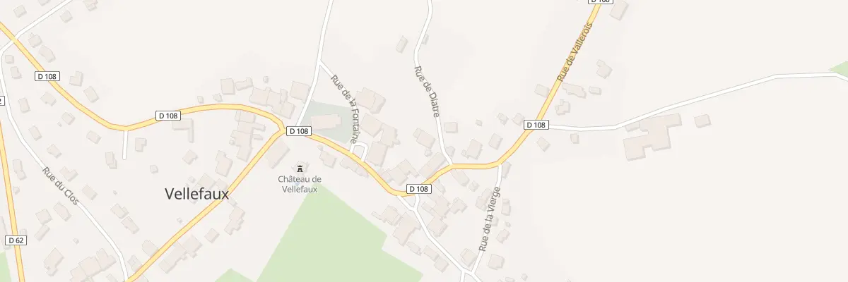 Plan du 1 Rue du Diatre à Vellefaux