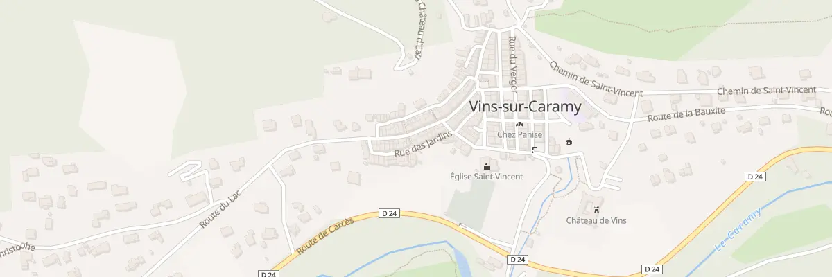 Plan du 5061 Gr Grand Rue à Vins-sur-Caramy