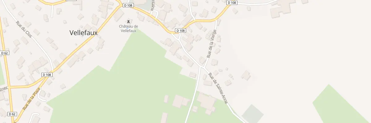 Plan du 6 Rue Sainte Anne à Vellefaux