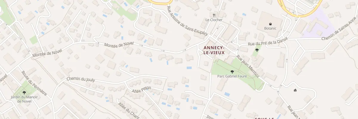 Plan du 26 Mte de Novel à Annecy