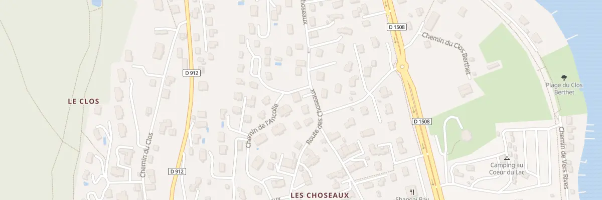 Plan du 510 Rte des Choseaux à Sevrier