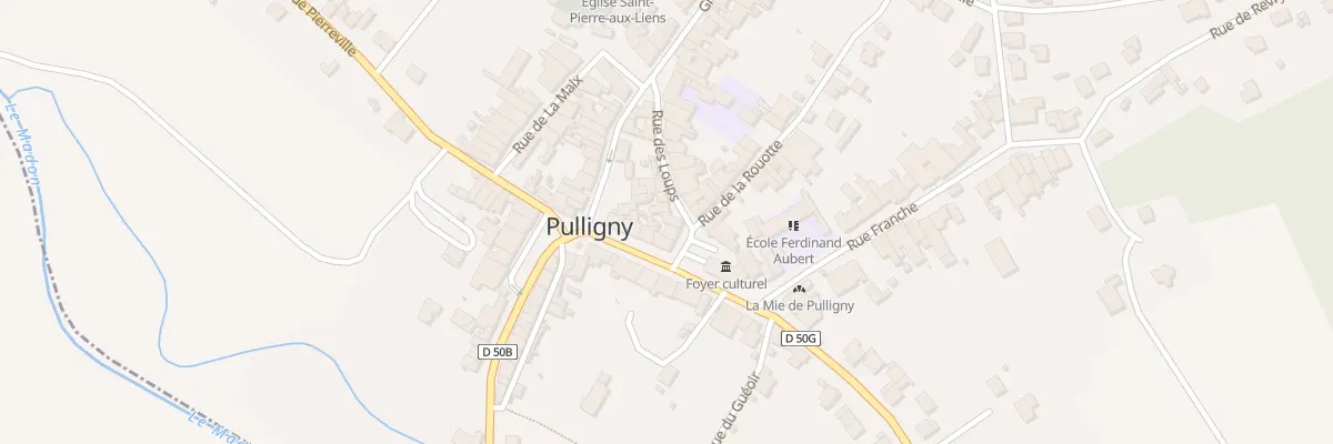 Plan du 12 Rue des Loups à Pulligny