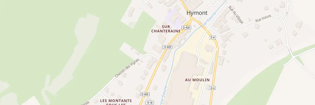 Plan du 8 Rte de Vittel à Hymont