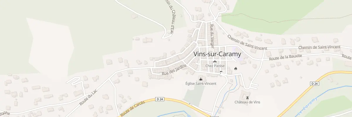 Plan du 6 Rue des Jujubiers à Vins-sur-Caramy