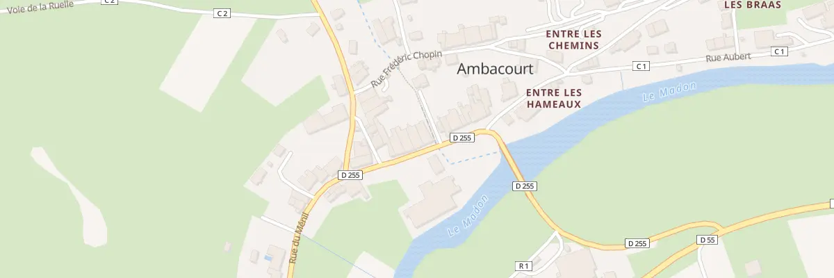 Plan du 194 Rue du Ménil à Ambacourt