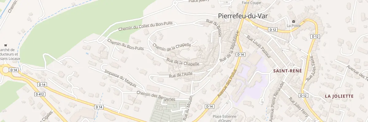 Plan du 3 Che des Cours d’Amour à Pierrefeu-du-Var