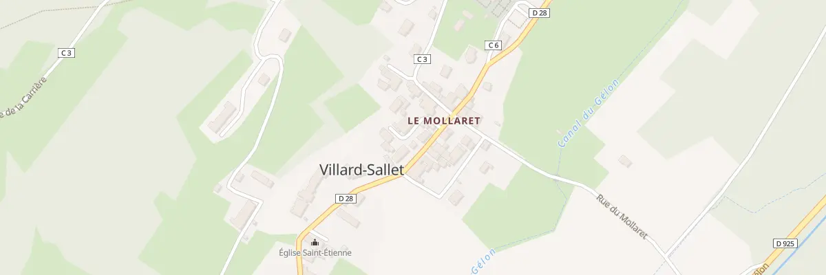 Plan du 25 Imp Vuillermet à Villard-Sallet