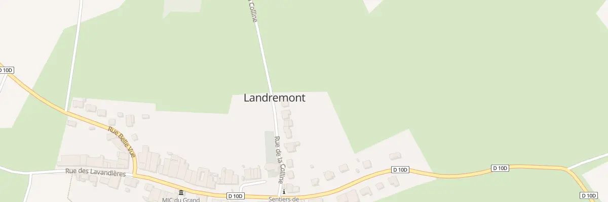 Plan du 5806 Rue de la Colline à Landremont