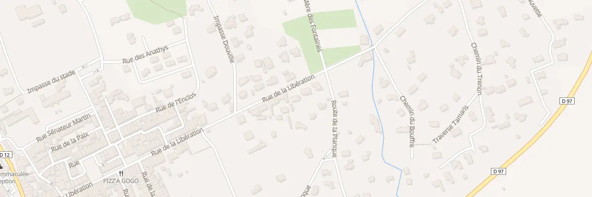 Plan du 844 Rue de la Libération à Puget-Ville