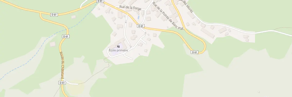 Plan du 40 Rue du Plan du Cré à Bellecombe-en-Bauges
