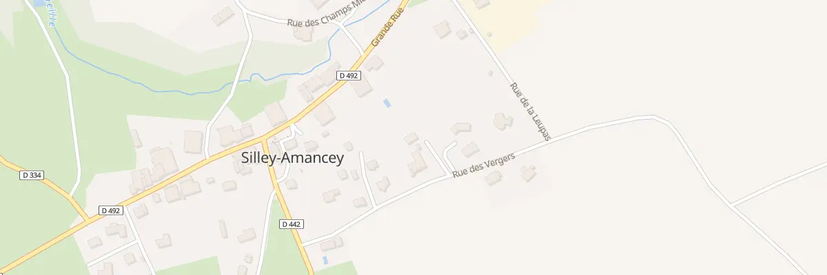 Plan du 11 Rue des Vergers à Silley-Amancey
