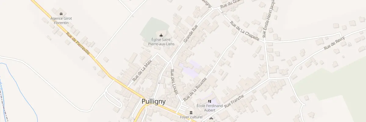 Plan du 4 Gr Grande Rue à Pulligny