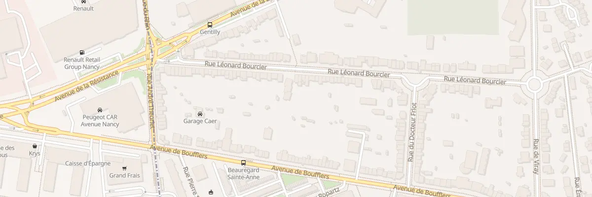 Plan du 71 Rue Leonard Bourcier à Nancy