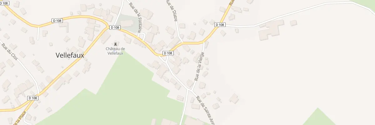 Plan du 12 Rue de Vallerois à Vellefaux