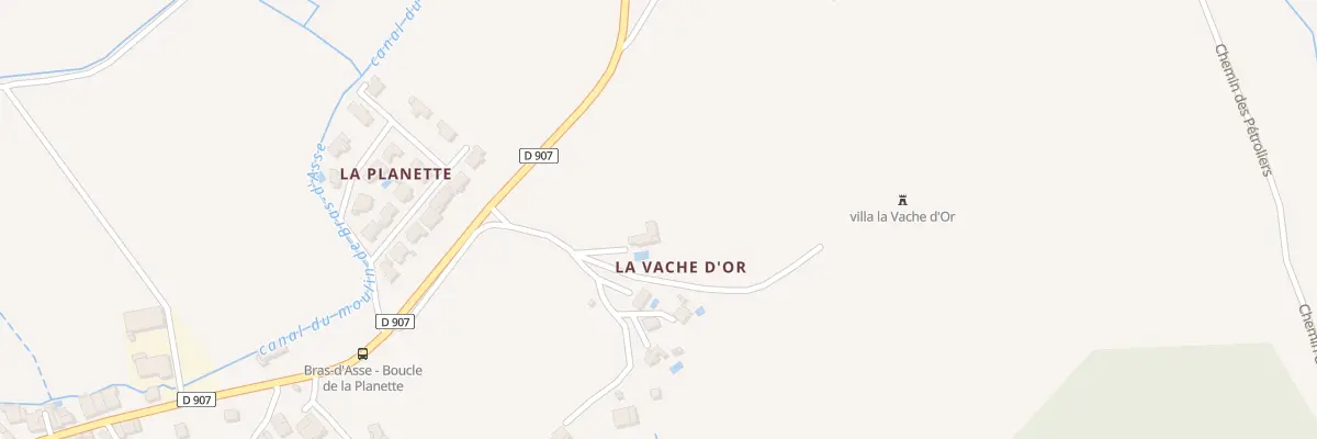 Plan du 1 Imp de la Vache d’Or à Bras-d’Asse