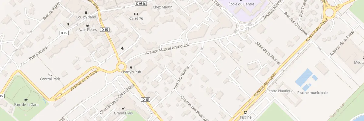 Plan du 155 Rue des Hutins à Divonne-les-Bains