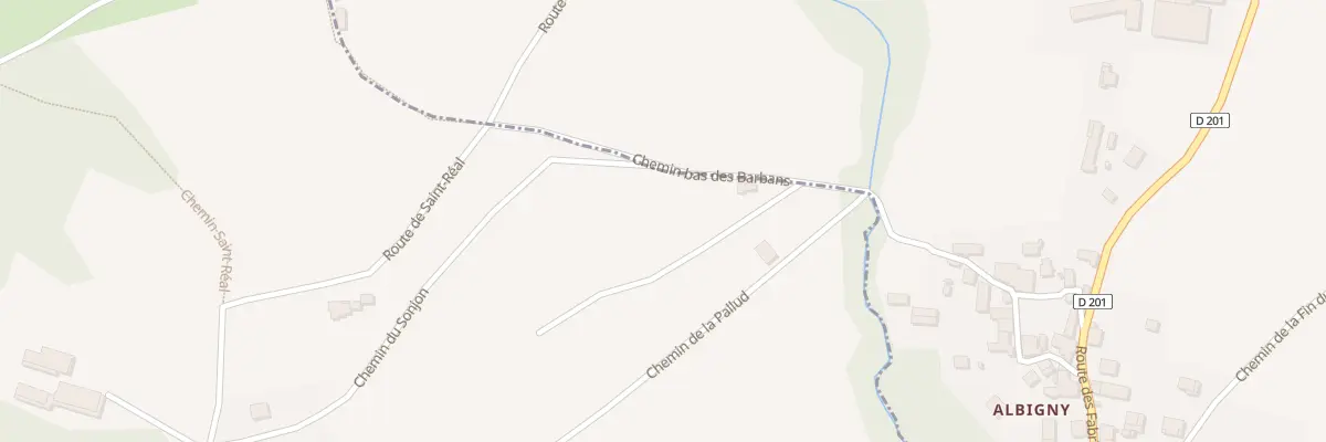 Plan du 455 Che de la Pallud à Saint-Jean-de-la-Porte