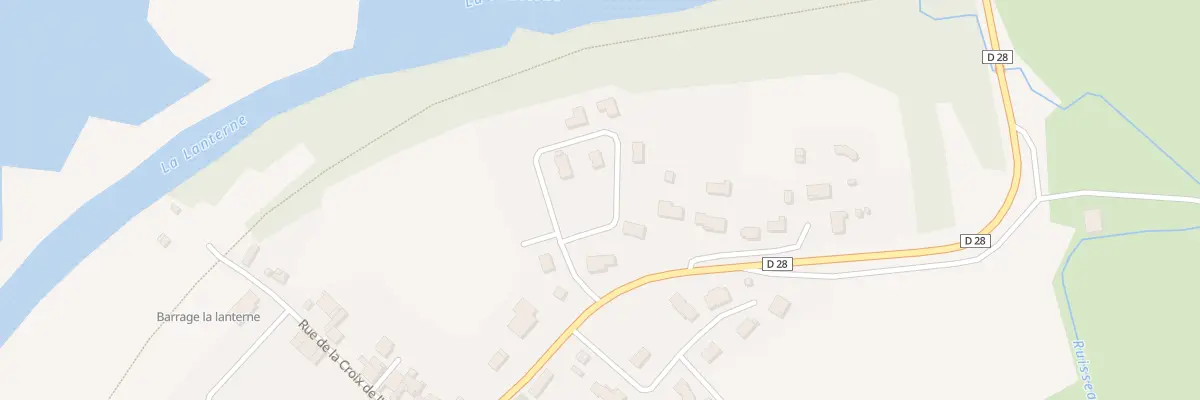 Plan du 1 Rue Lotissement Pré Patret à Mersuay