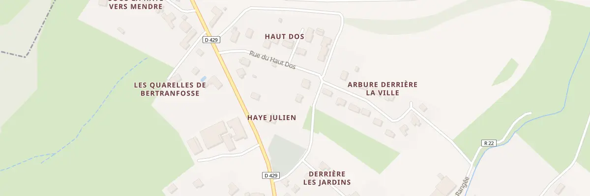 Plan du 6 Che du Haut Dos à Hymont