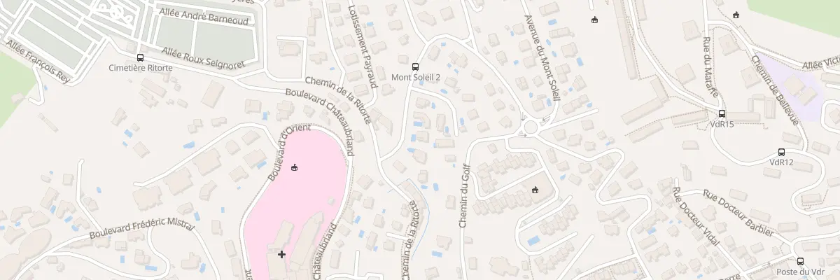 Plan du 8 Av Mont Soleil à Hyères