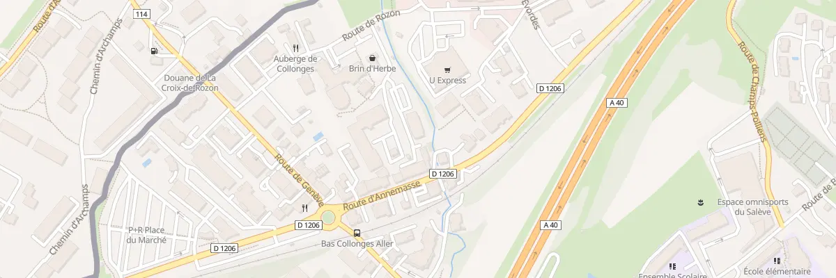Plan du 107 Rte d’Annemasse à Collonges-sous-Salève