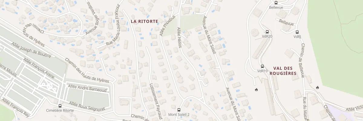 Plan du 7 All Helios La Ritorte à Hyères