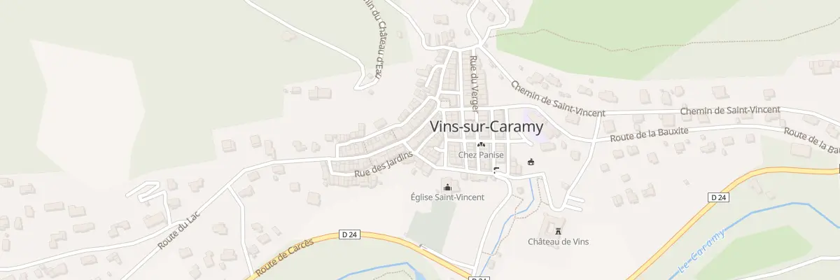 Plan du 5072 Le Village à Vins-sur-Caramy