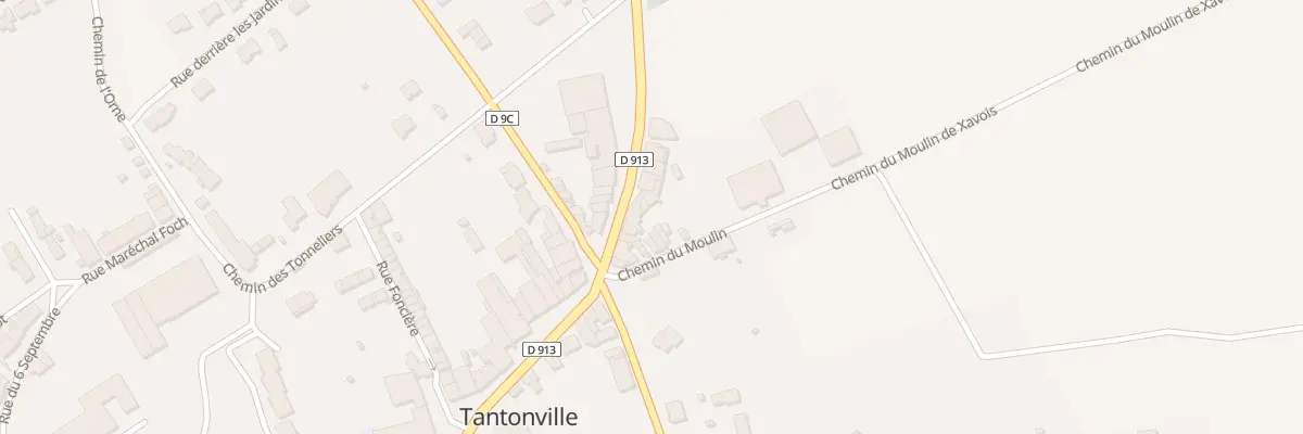 Plan du 12 Rte de Nancy à Tantonville