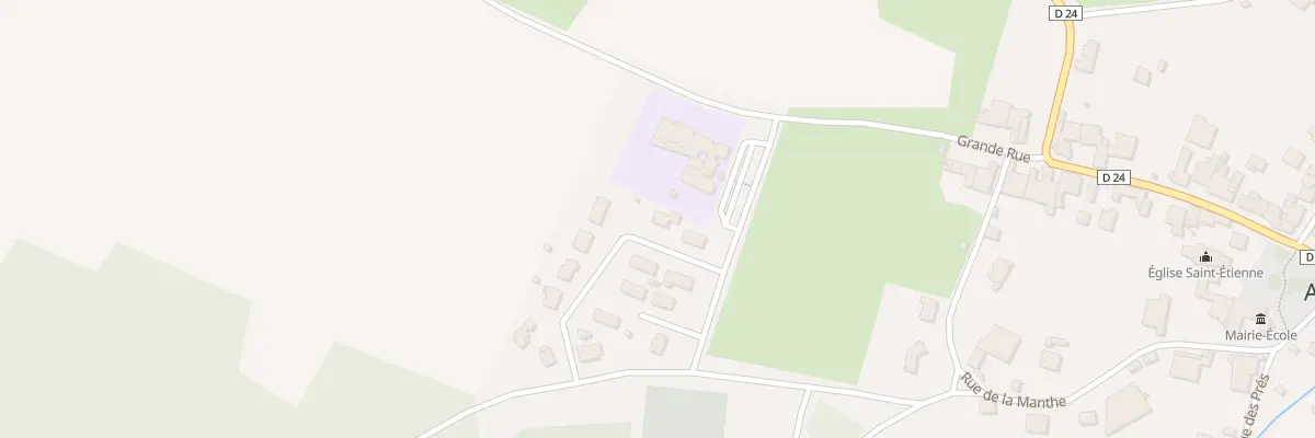 Plan du 4 Rue En Belombre à Authoison