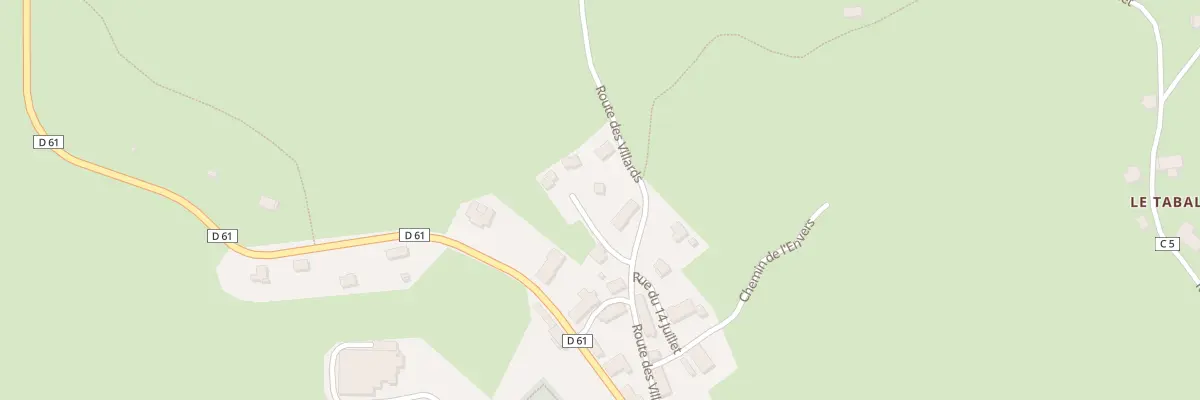 Plan du 60 Rue de la Carcole à Bellecombe-en-Bauges