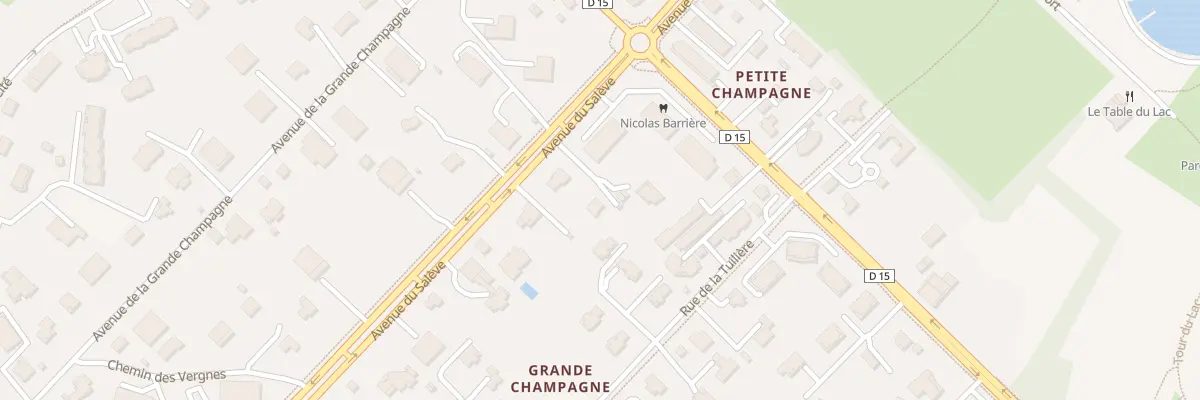 Plan du 105 Av du Salève à Divonne-les-Bains