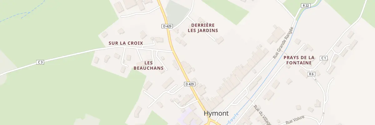 Plan du 8 Rue de la Gare à Hymont