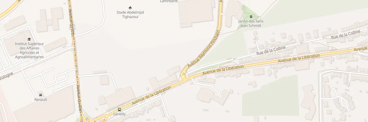 Plan du 412 Av de la Libération à Nancy