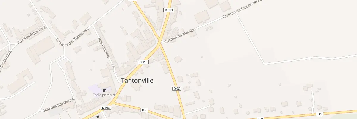 Plan du 1 Rue Gambetta à Tantonville