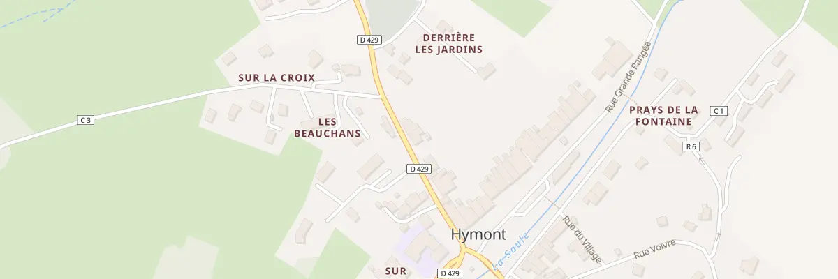 Plan du 6 Rue de la Gare à Hymont