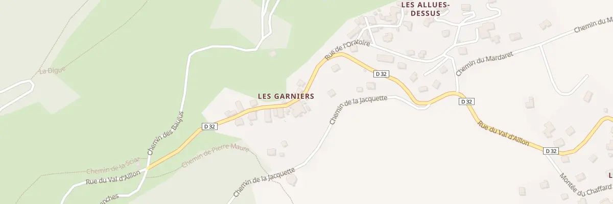 Plan du 1067 Rue du Val d’Aillon à Saint-Pierre-d’Albigny