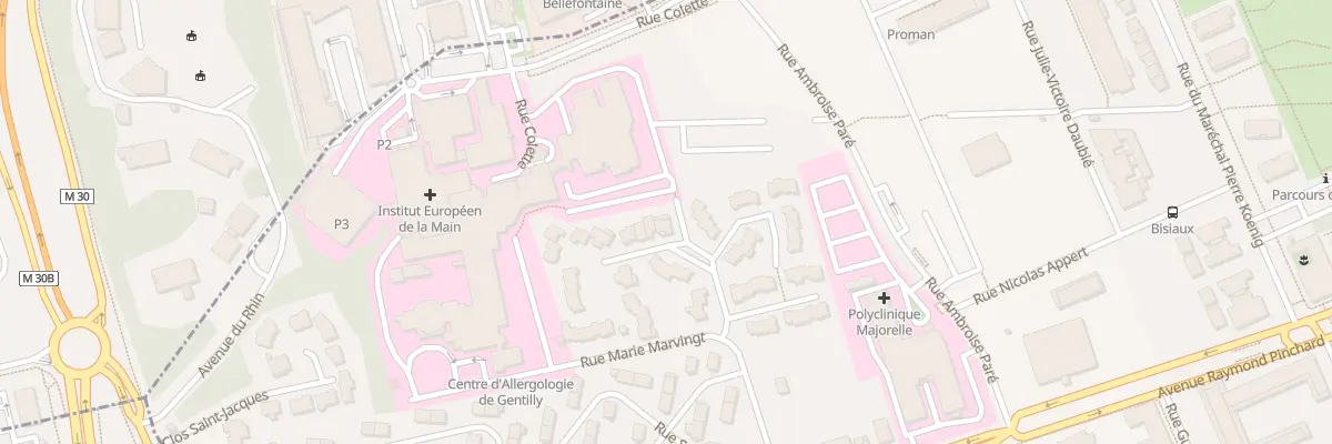 Plan du 8 Rue Hélène Boucher à Nancy