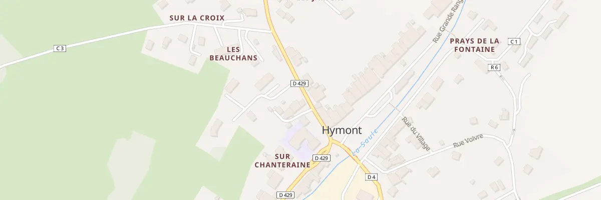 Plan du 2 Rue Perrin à Hymont