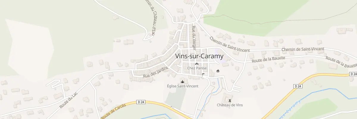 Plan du 1 Rue des 4 Coins à Vins-sur-Caramy