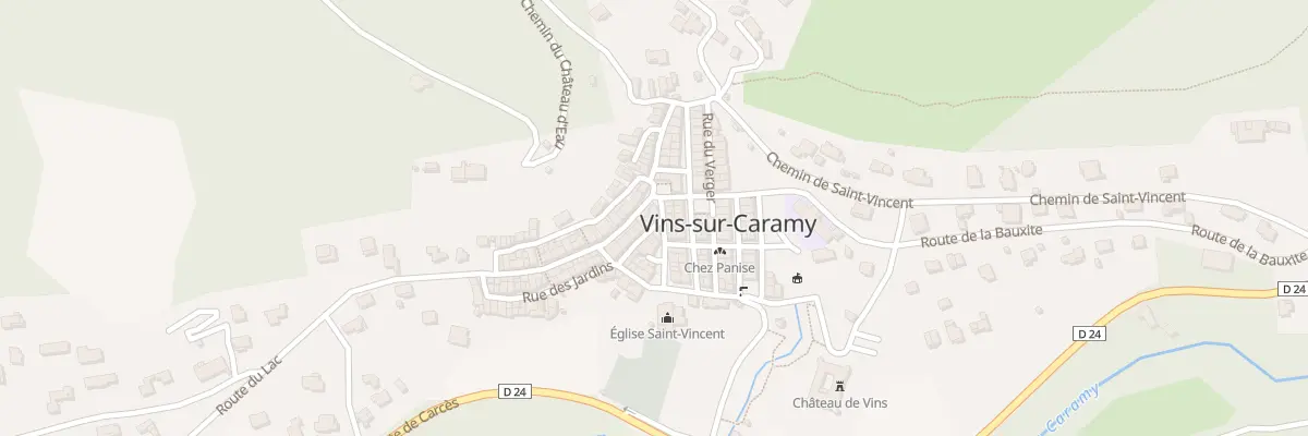 Plan du 5068 Rue des 4 Coins à Vins-sur-Caramy