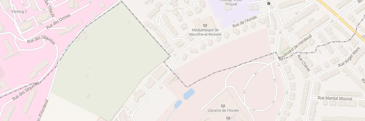 Plan du 10 Rue de l’Asnée à Laxou