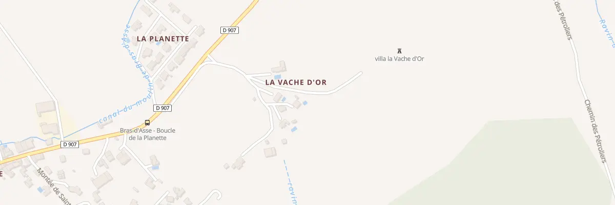 Plan du 5 Imp de la Vache d’Or à Bras-d’Asse