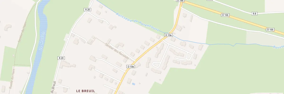 Plan du 343 Rue de Mazirot à Mirecourt